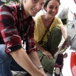 Sonderprüfung vor dem Hotel Edelweiss.